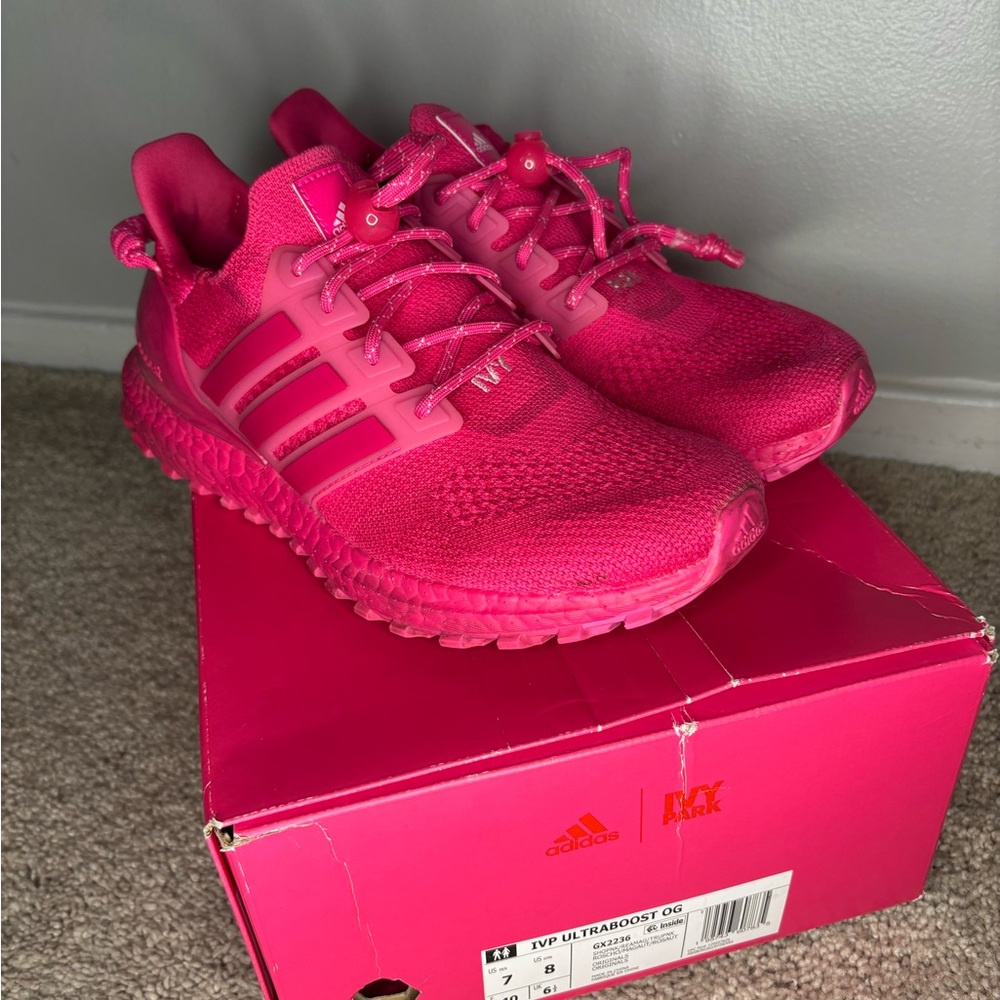 Adidas Pink Ultraboost Sneakers